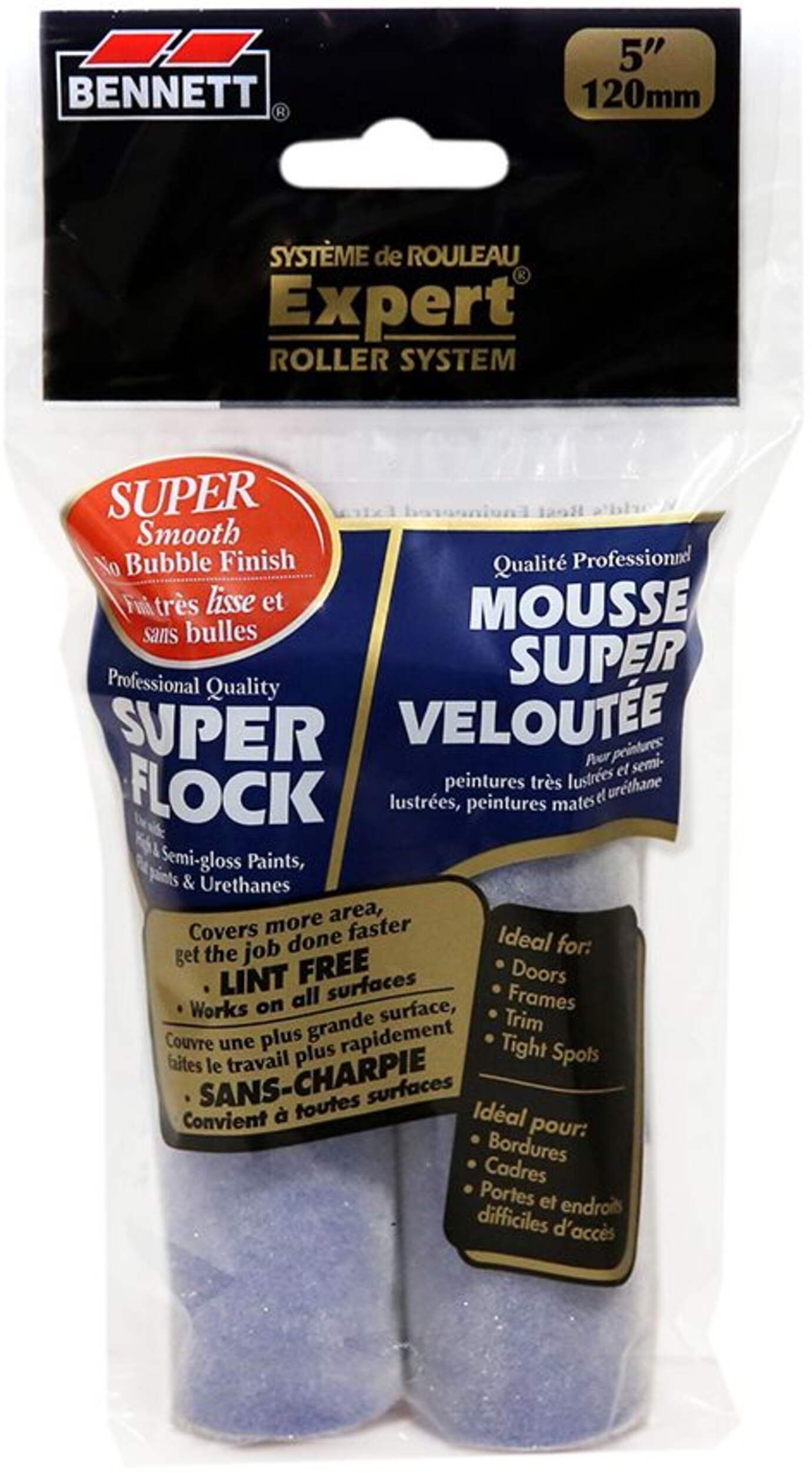 Bennett Super Flock Foam Roller 5"