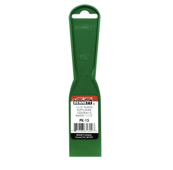 Bennett PK-15 Plastic Putty Knife 1-1/2"