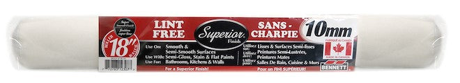 Bennett Superior Finish Roller 18" x 10mm