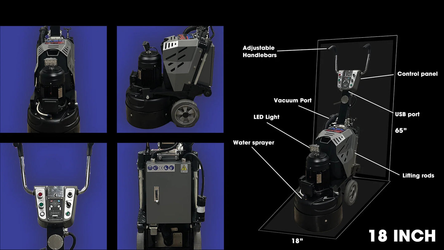 ASL Raptor T6 - 18" Planetary Grinder
