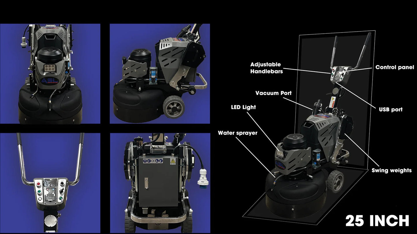 ASL Raptor T8 - 25" Planetary Grinder