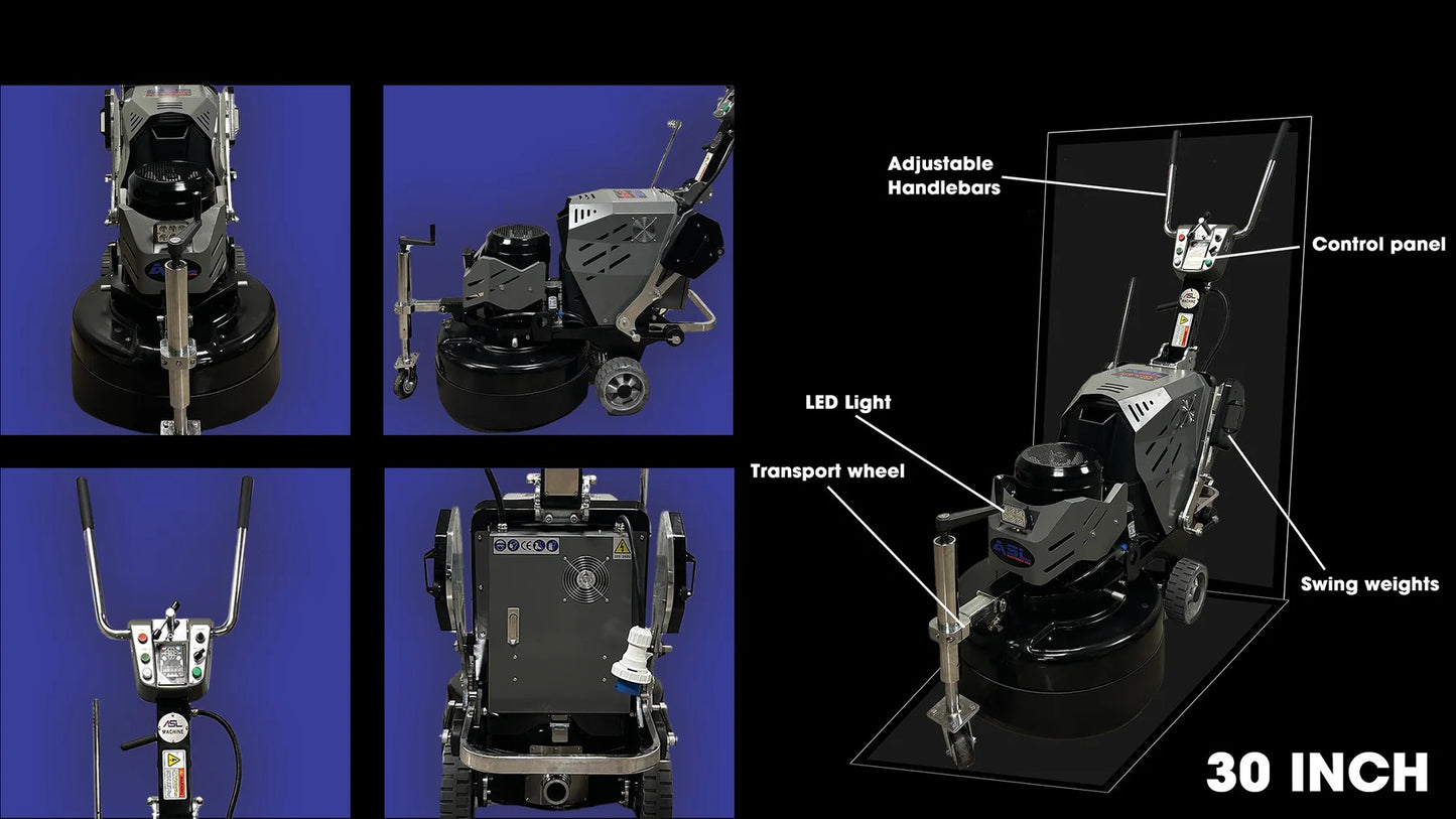 ASL Raptor T9 - 30" Planetary Grinder