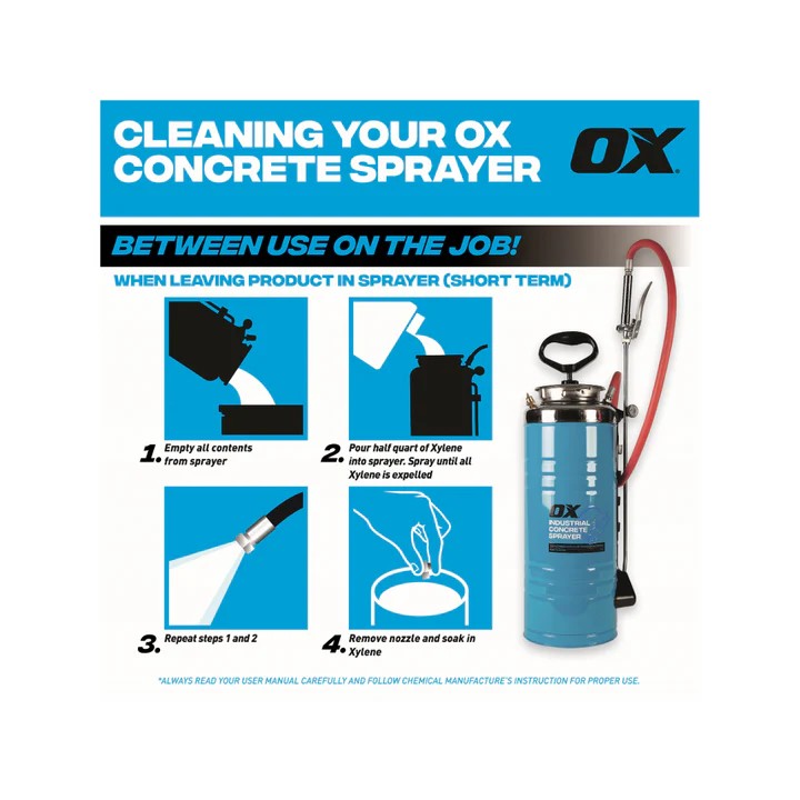 OX S/S Concrete Sprayer 13.2L