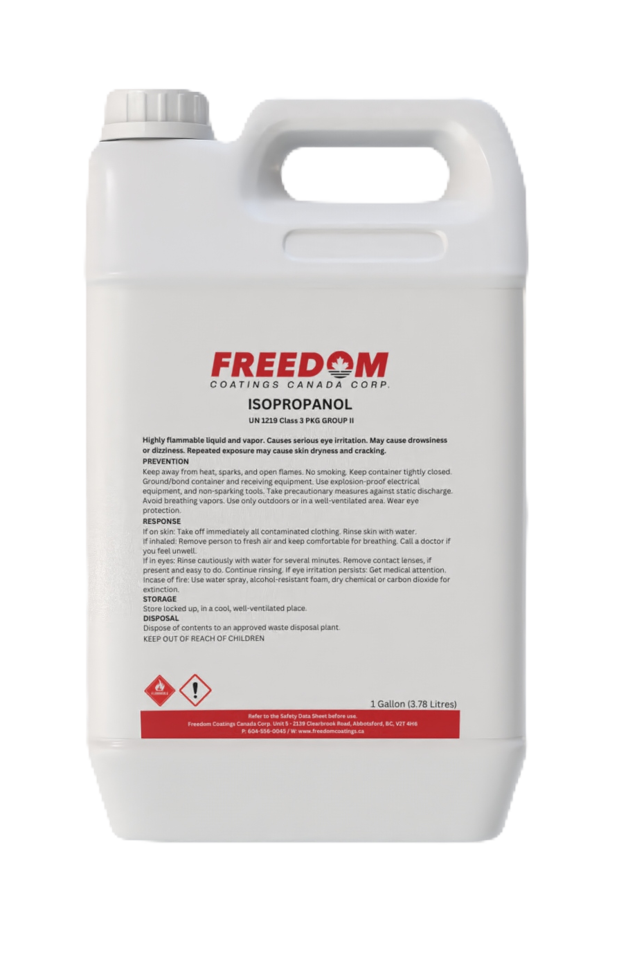 Isopropanol 99% - 1 Gallon