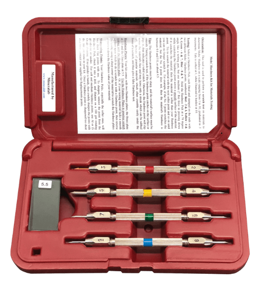 MOHS Hardness Set