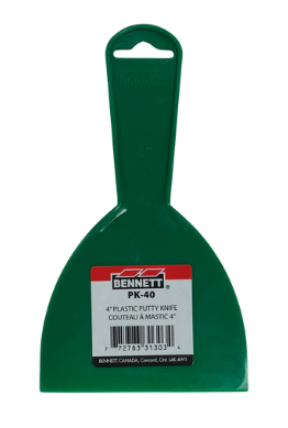 BENNETT PK-40 Plastic Putty Knife 4”