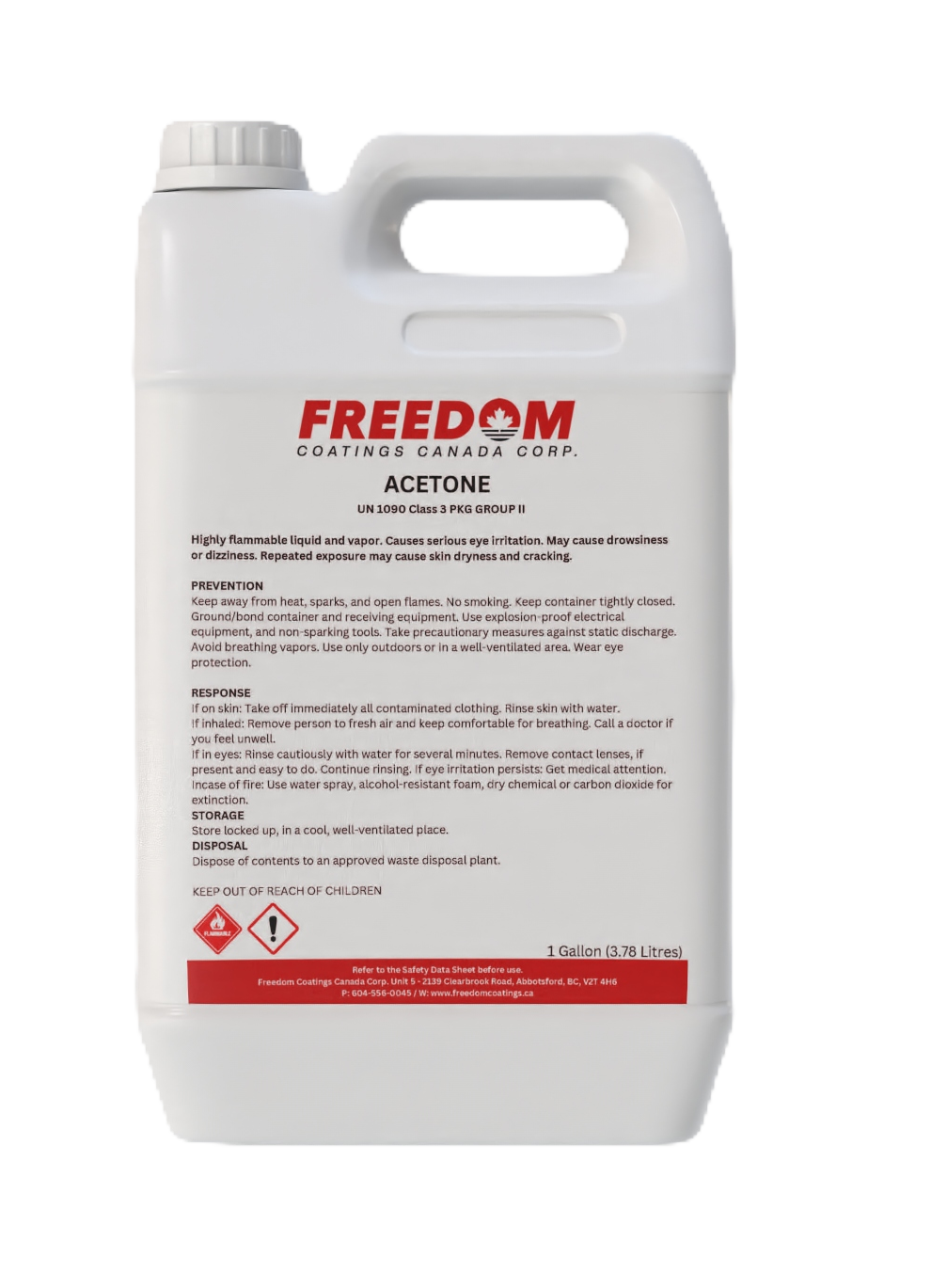 Acetone 1 Gallon
