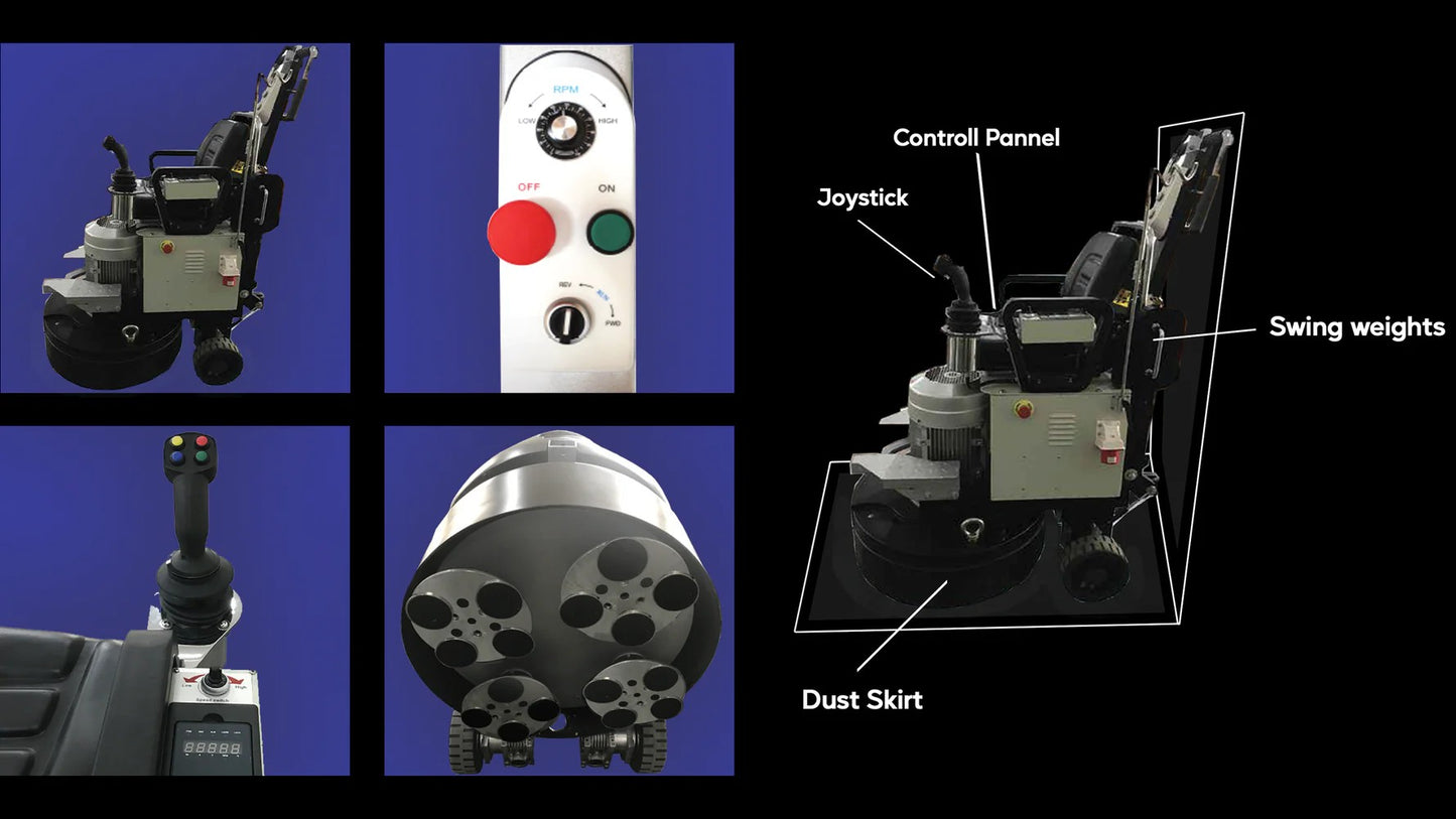 ASL RT9-B 32" Ride-On Grinder