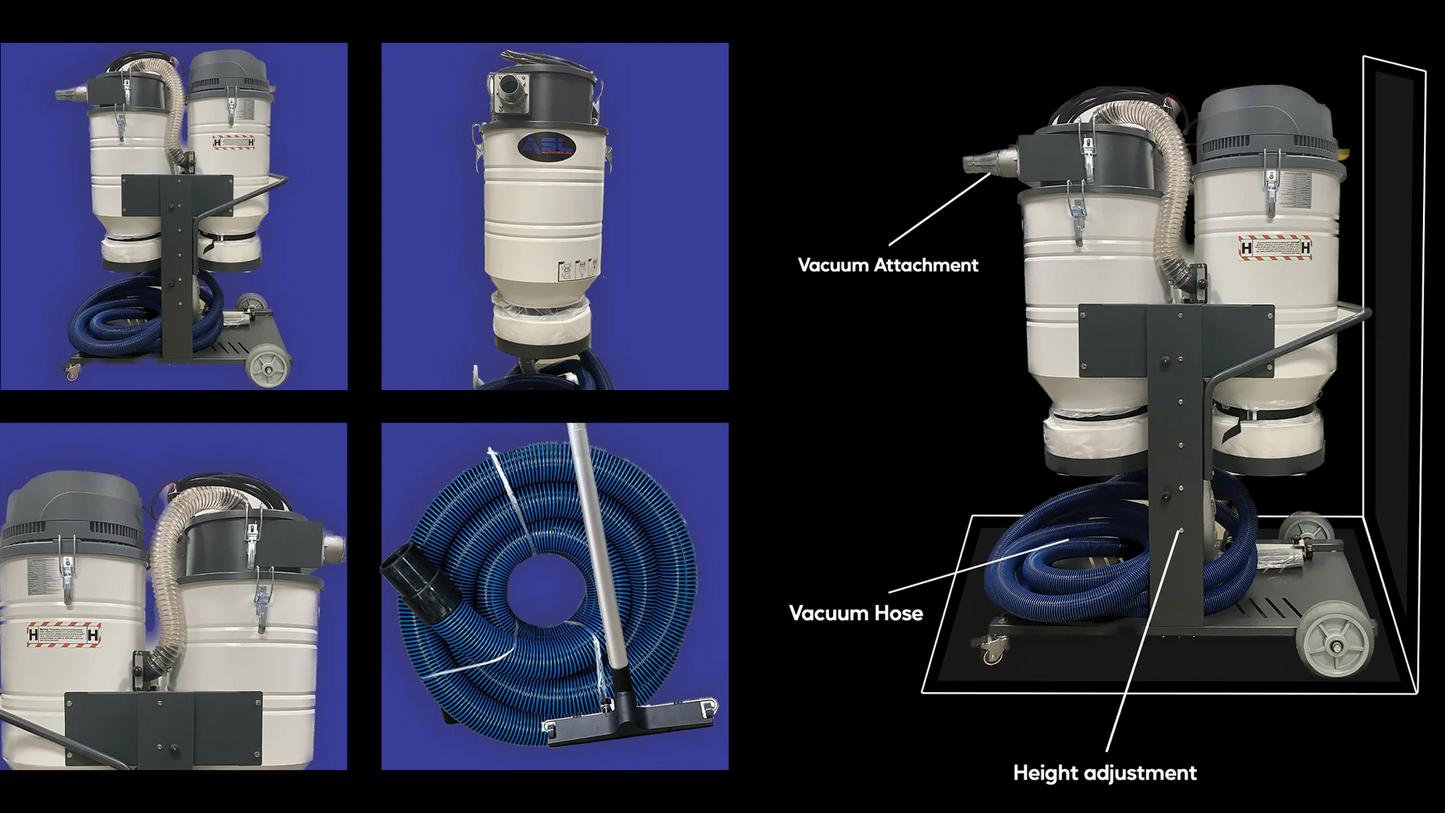 ASL 3 Motor Vacuum with Pre-Seperator
