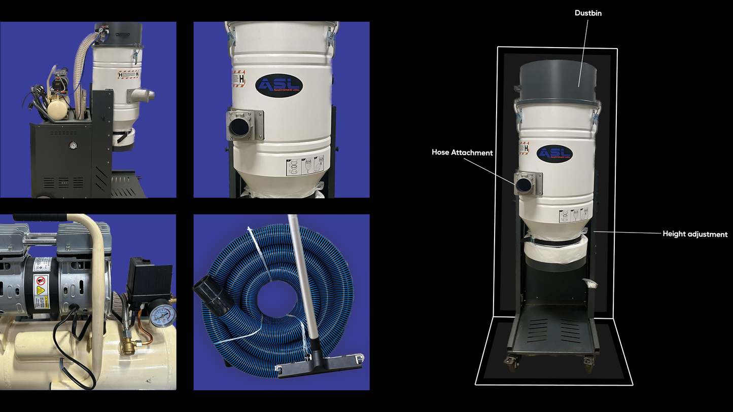 ASL 110V 1 Phase Turbine Vacuum