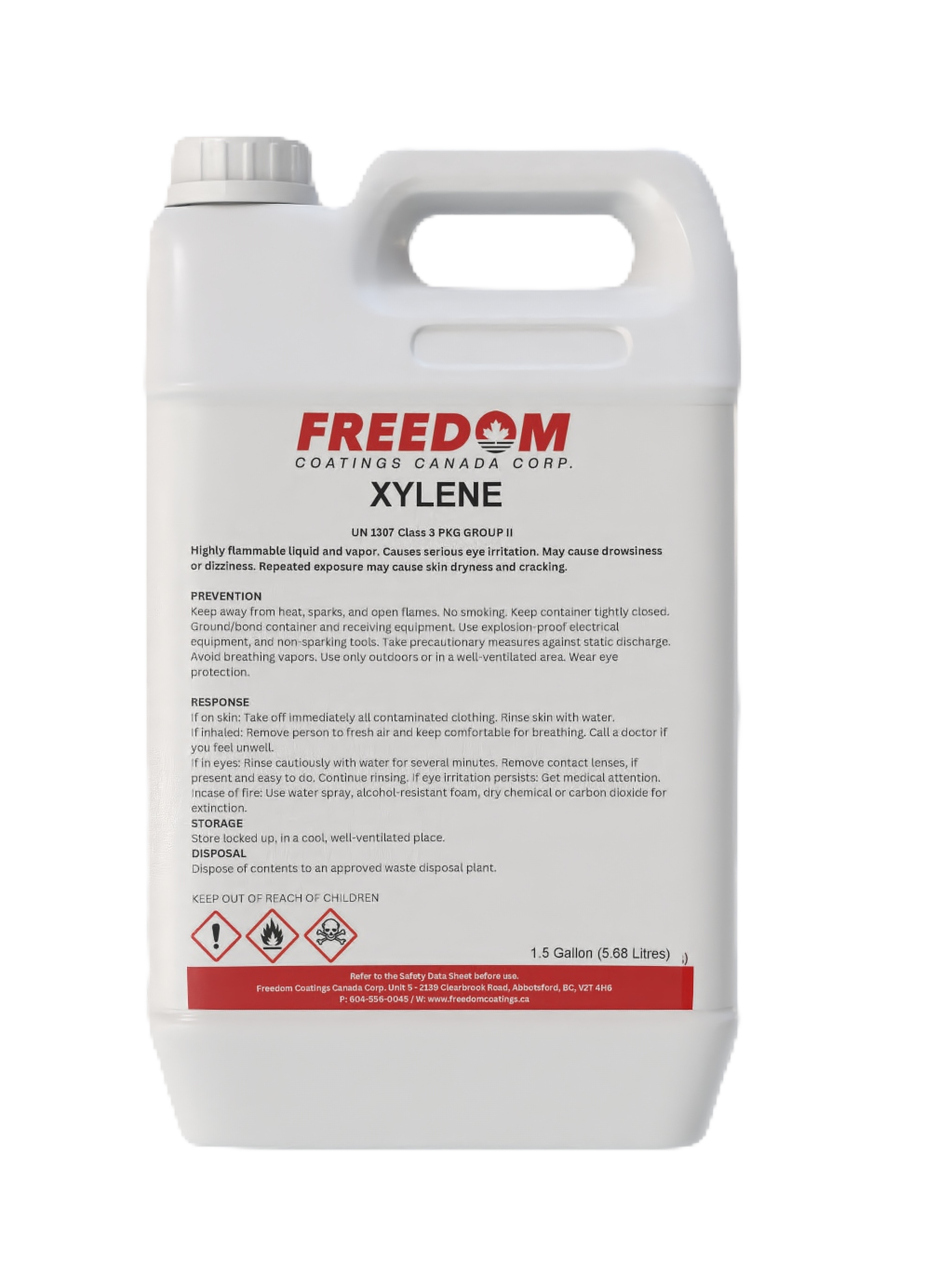 Xylene 1.5 Gallon